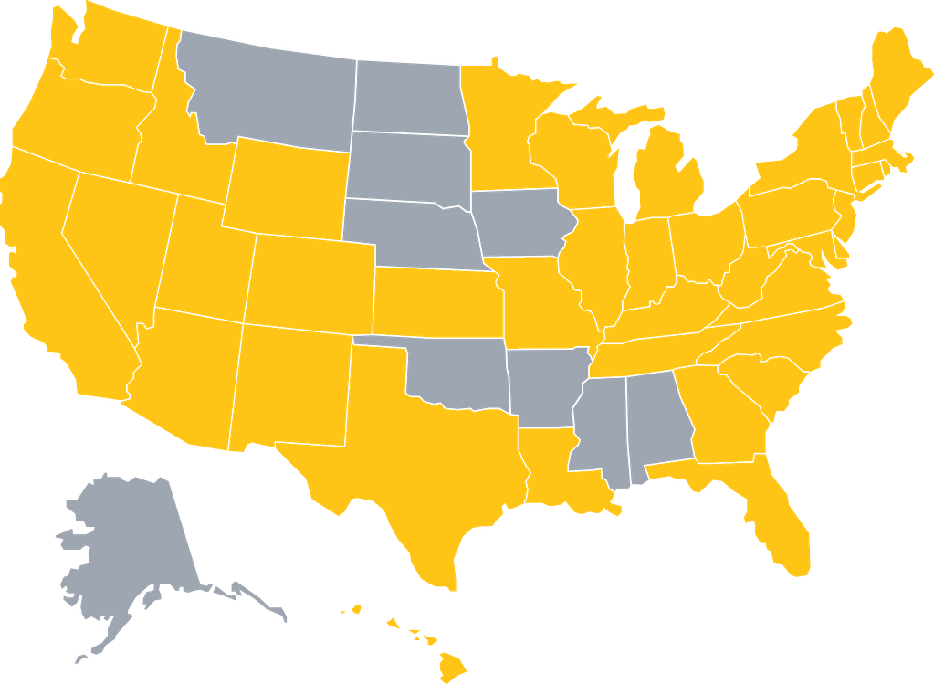 sunpower service area Map