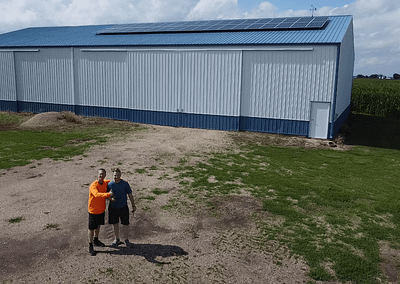 medota farm solar 3 Farm Install