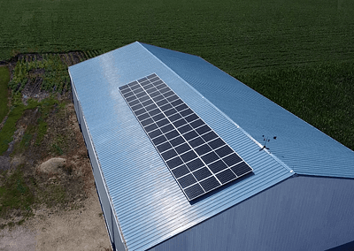 medota farm solar 5 Farm Install