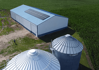 medota farm solar 6 Farm Install